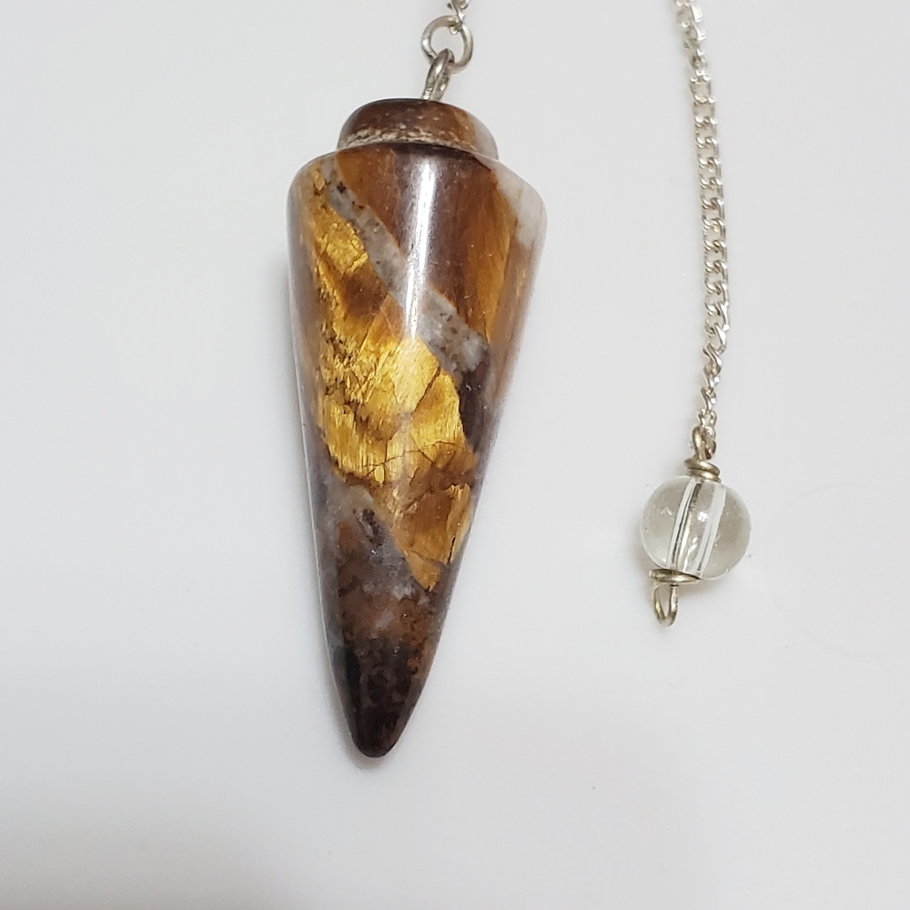 Genuine Tiger's Eye Pendulum